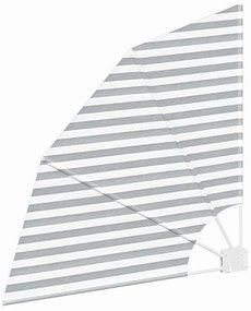 Tela de Privacidade para Varanda Manual Antracite e branco