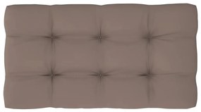 Sofá de centro em paletes p/ jardim pinho impregnado a cinzento