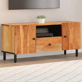 Móvel de TV 105x33x46 cm madeira de acácia maciça
