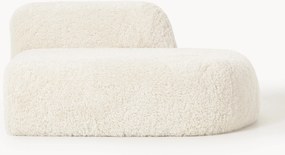 Módulo com chaise longue em teddy Wolke