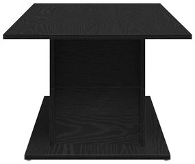 Mesa de Centro vidaXL Preto Carvalho 102x55,5x40 cm em Madeira de Enge