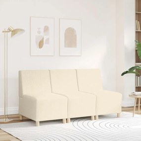 Poltrona 55 cm tecido corduroy creme