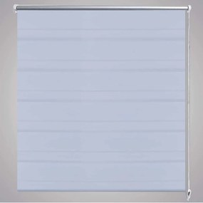 Estore de rolo 100 x 175 cm, linhas de zebra / Branco