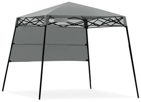Canopy pop-up com pernas inclinadas de 2,1 m x 2,1 m com mochila para camping - branco