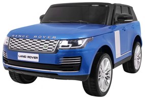 Carro elétrico para Crianças 24V 4x4 2 Lugares Range Rover HSE Rodas de EVA, Assento de couro Azul Pintado