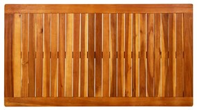 Mesa de centro p/ jardim 110x60x45 cm madeira de acácia maciça