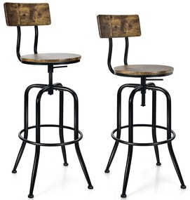 Banco de piano com almofada acolchoada para casa marrom