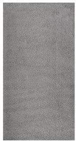 vidaXL Tapete shaggy de pelo alto 80x150 cm cinza