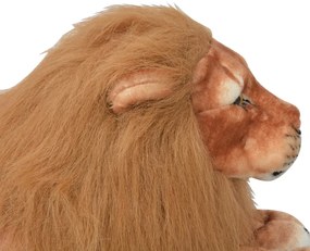 Leão de peluche, castanho, XXL