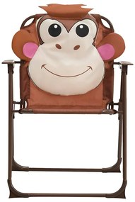 3 pcs conjunto bistrô de jardim infantil c/ guarda-sol castanho