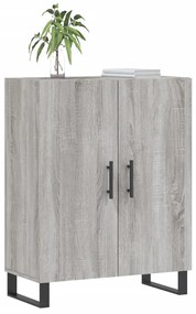 Aparador 69,5x34x90 cm derivados de madeira cinzento sonoma