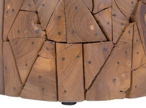 Mesa de apoio em madeira de teca DAWSON Beliani