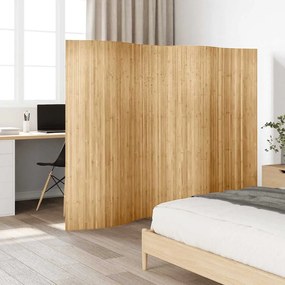 Biombo/divisória de sala 250x165 cm bambu natural