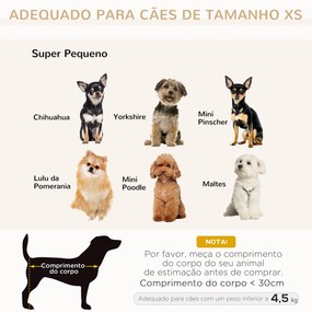PawHut Sofá para animais de estimação Sofá acolchoado de madeira para