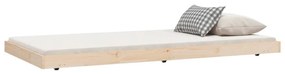 Cama sem colchão 100x200 cm madeira de pinho maciça