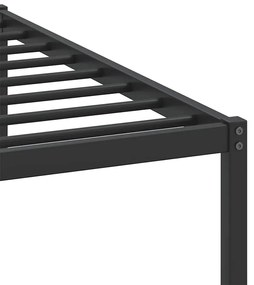 Estrutura de cama sem colchão 193x203cm carvalho fumado