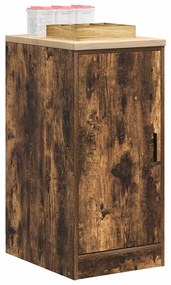 vidaXL Armário de arrumação de garagem Carvalho fumado 40x51x85 cm