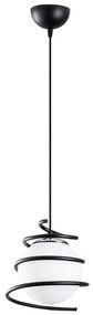 Candeeiro Suspenso Elegance – Preto – 20 cm