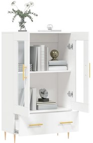Aparador alto 69,5x31x115 cm derivados de madeira branco