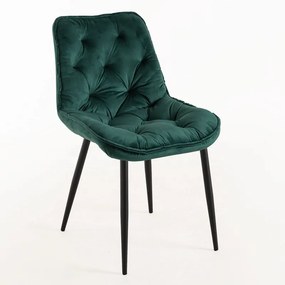 Cadeira Miska Veludo - Verde