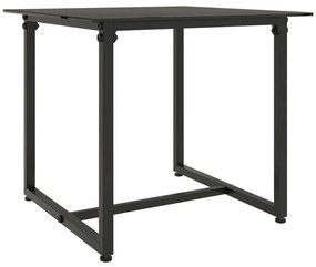 3 pcs conjunto lounge de jardim c/ almofadões vime PE preto