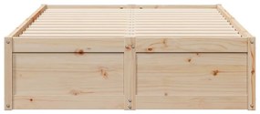 Cama sem colchão 120x190 cm madeira de pinho maciça