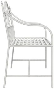 Banco Branco Metal 104 x 52.5 x 89 cm Feito para Durar