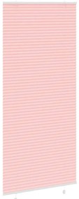 Rosa Plissada Cega 85x200 cm Largura Tecido 84,4 cm Poliéster