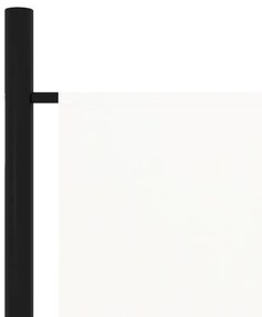 Divisória de quarto com 6 painéis 300x180 cm branco