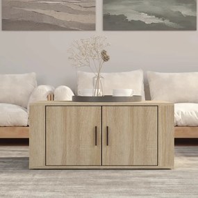 816515 vidaXL Mesa de centro 80x50x36 cm derivados madeira carvalho sonoma