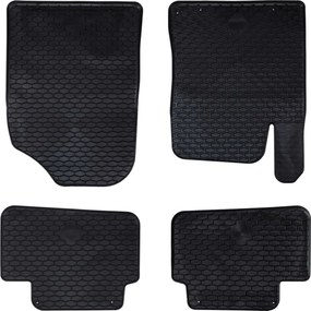 vidaXL Tapete de carro 4 pcs Preto TPE