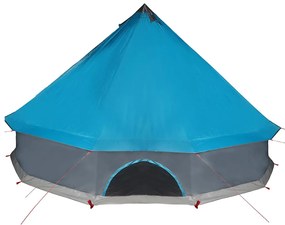 Tenda familiar tipi para 6 pessoas impermeável azul