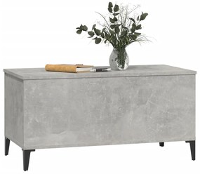 Mesa de centro 90x44,5x45 derivados de madeira cinzento cimento