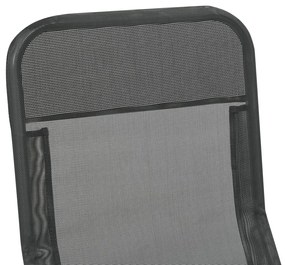 Espreguiçadeiras dobráveis 2 pcs textilene antracite