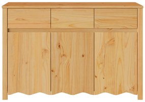 Buffet vidaXL "DRAMMEN" 114x43x75,5 cm Madeira Sólida de Pinheiro