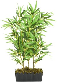 Árvore de bambu artificial 500 folhas 80 cm verde