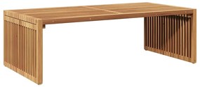 Mesa Lateral do Jardim 110x55x35,5 cm Madeira Maciça Teca
