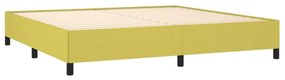 Estrutura de cama sem colchão 200x200 cm tecido verde