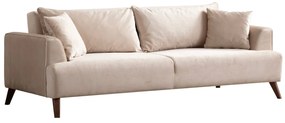 Sofá de 3 Lugares Buhara – Ecru – 100x78x220 cm
