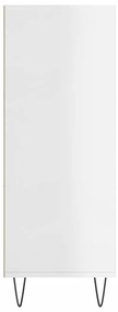Estante 69,5x32,5x90 cm derivados de madeira branco brilhante
