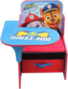 Secretaria Infantil Patrulha Pata 52x60x50cm AZUL VERMELHO