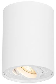 Foco de teto moderno branco inclinável e rotativo - Rondoo up Moderno