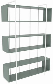 Estante Bruti – Verde e Branco – 120x180x29,6 cm