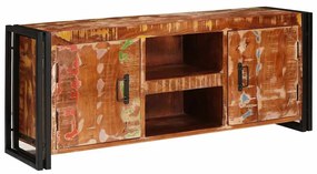 Gabinete para TV Multicolor Madeira recuperada maciça
