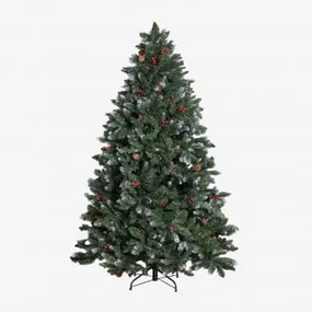 Árvore De Natal Com Pinhas Decorativas E Frutas Vermelhas Livigno ↑210 Cm - Sklum