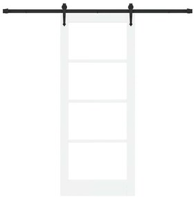 Porta Deslizante vidaXL com Conjunto de Hardware 'ORKDAL'Branca 83x202
