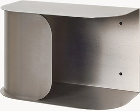 Mesa de cabeceira de parede em aço inoxidável Brushy