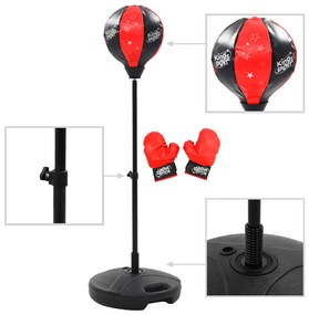 vidaXL Conjunto bola de boxe de criança 87-120 cm