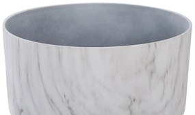 Vaso para plantas efeito de mármore ⌀ 43 cm VALTA Beliani
