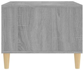 Mesa de centro 60x50x40 cm derivados de madeira cinzento sonoma